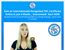 Tablet Screenshot of iteflcourses.com